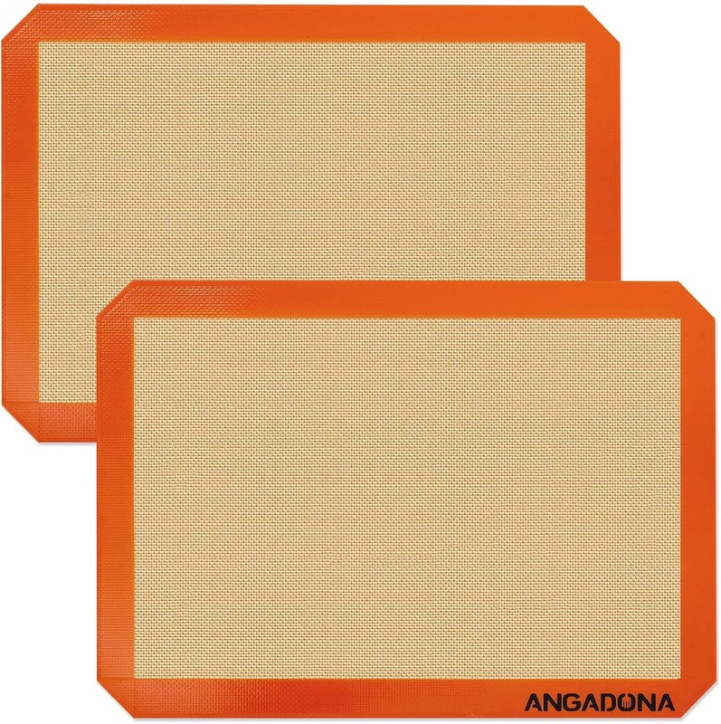 Silicone Baking Mat Sheets Set, Easy Clean &Non-Stick Food Grade Reusable Baking