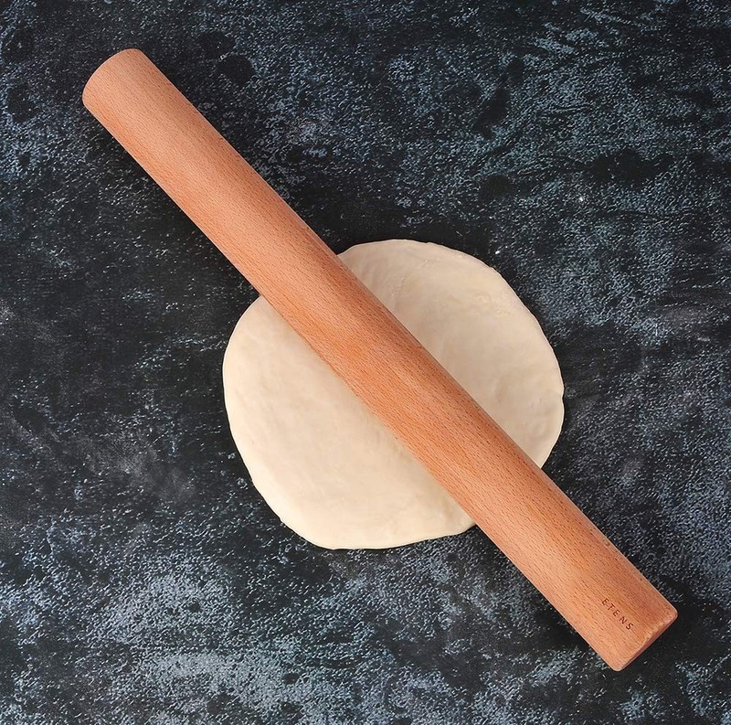 Rolling Pin 17.3Inch, Professional Dowel Wood Rolling Pins for Baking Pasta P... gallery