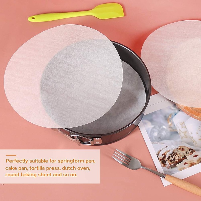 Baking Parchment Rounds, Set of 200, Non Sti 10 Inch Baking Parchment gallery