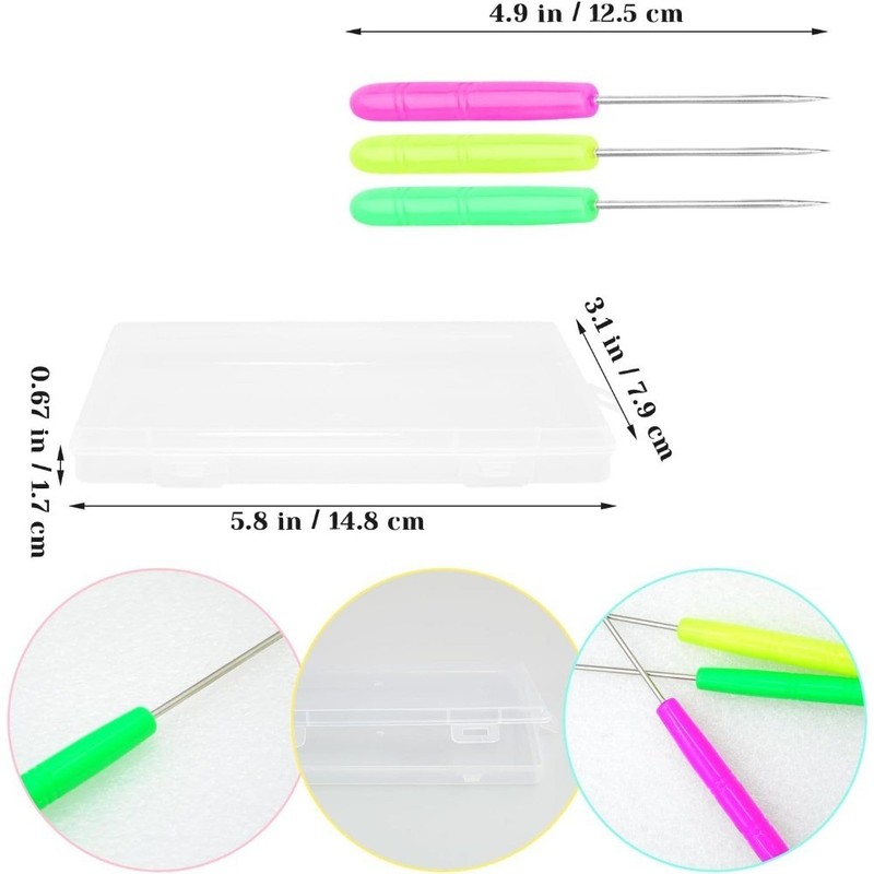8 Pieces Cookie Scribe Tool Sugar Stir Needle with Clear Box Scriber Needle gallery