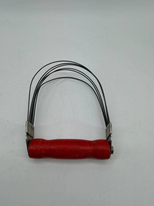 Vintage Androck Dough Blender Pastry Cutter Red Wood Handle Made USA