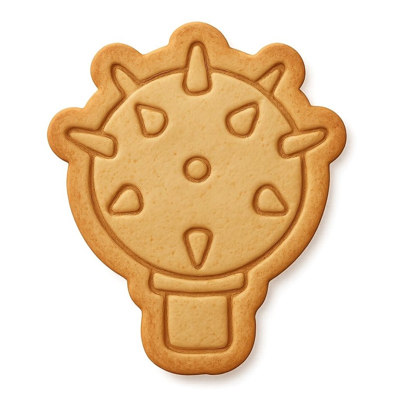 Vintage Water Mine Cookie Cutter & Stamp, Fondant & Clay Cutter – 3.4×4″