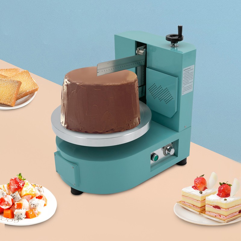 Cream Spreading Decorating Coating Edge Smoothing Machine Cake Coating Machine gallery