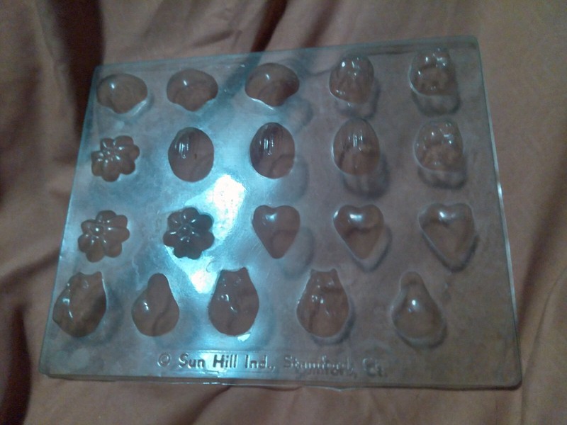 candy chocolate molds lot of 3 Sun Hill Ind Chocolate Factory. Leaves Flowers gallery