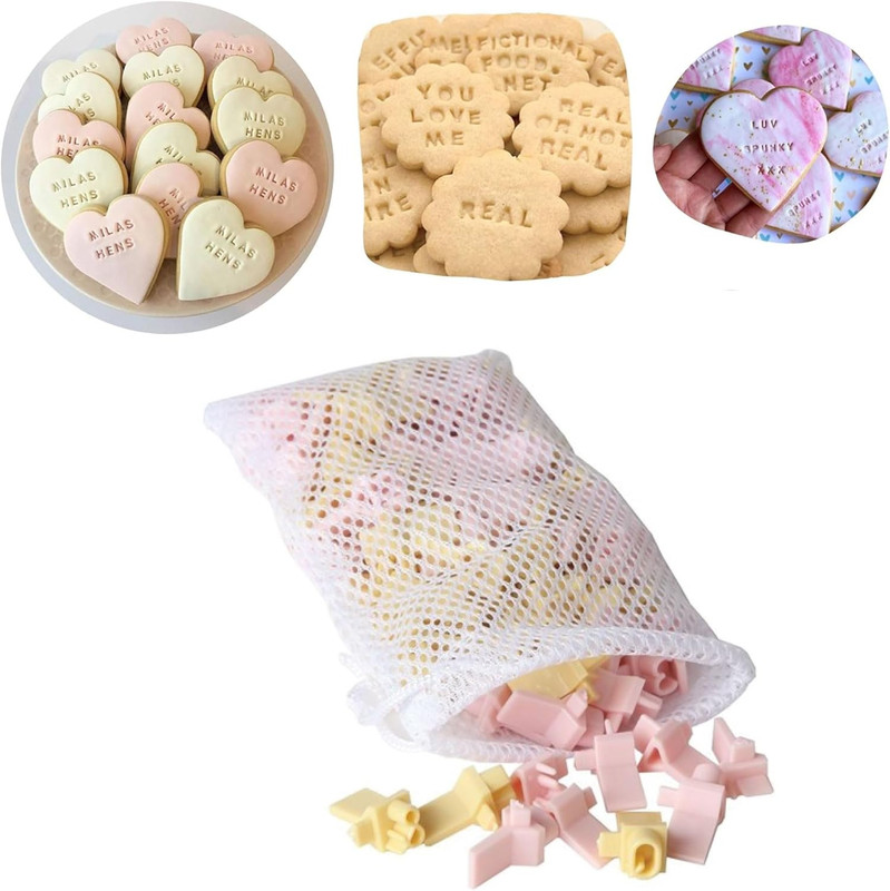 Cookie Stamps Fondant Letter Stamps - Alphabet, Numbers & Symbols, DIY Fondant E gallery