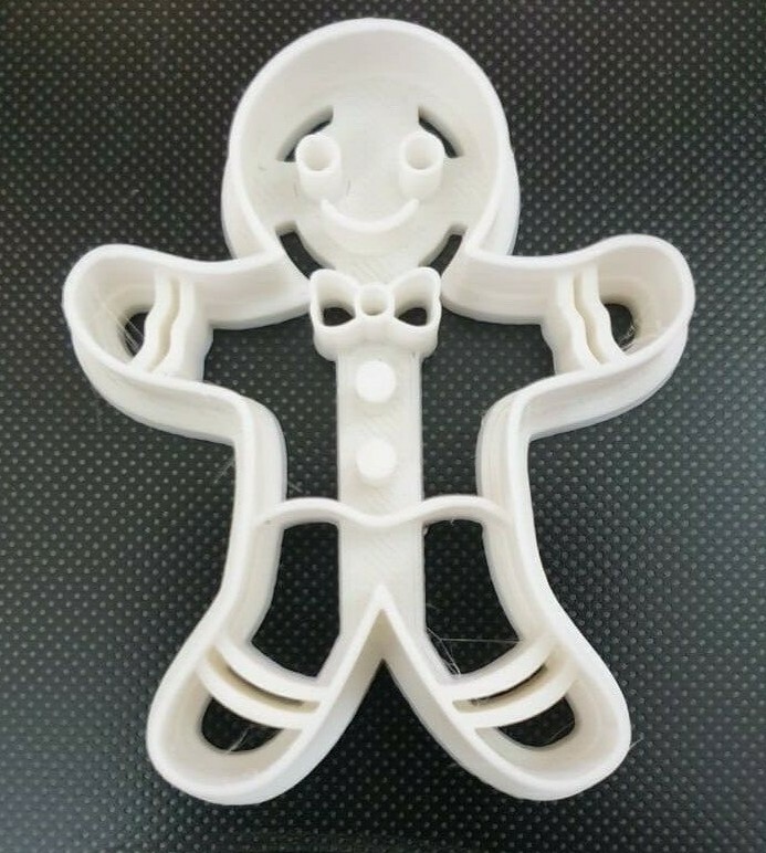 Gingerbread man girl cookies cutter Christmas party Xmas Biscuit Pastry