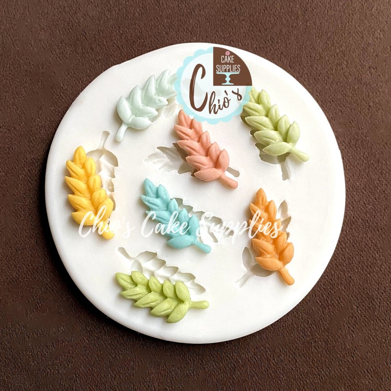 Wheat ears silicone mold, 7 cavities