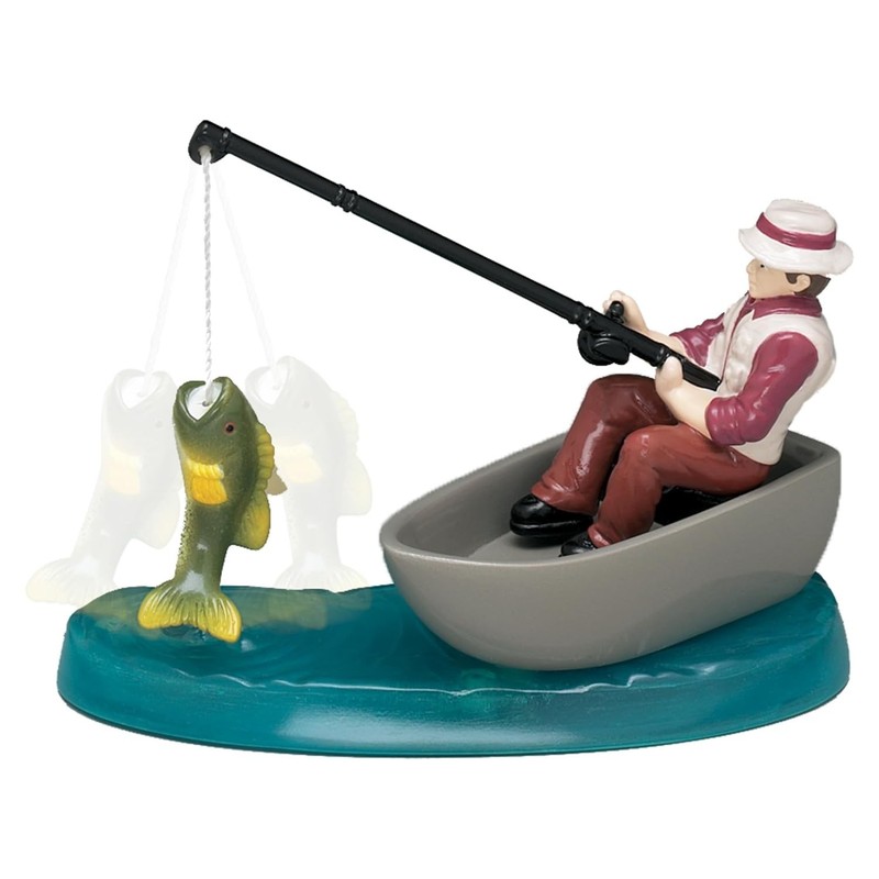Fisherman with Action Fish DecoSet Cake Decoration, 3 Piece Set, gallery