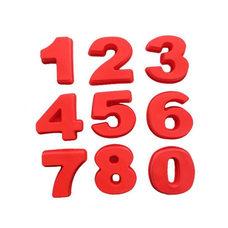 Number Cake Mold Silicone Mould Dessert Decorating Tool Chocolate gallery