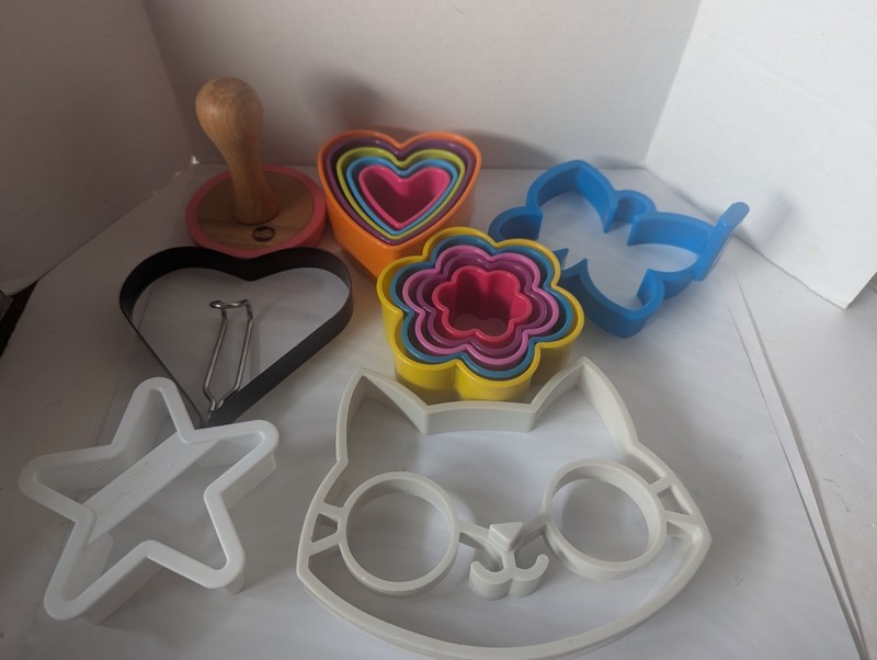 Cookie Cutters/Pancake mold lot
