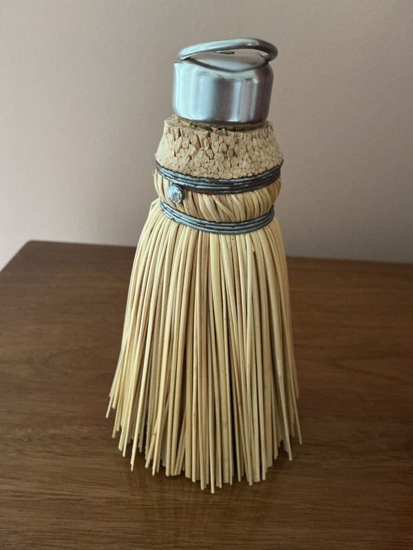 VINTAGE FITS RITE STRAW CAKE TESTER WHISK BROOM POKE CAKE BRUSH BAKING PRIMITIVE
