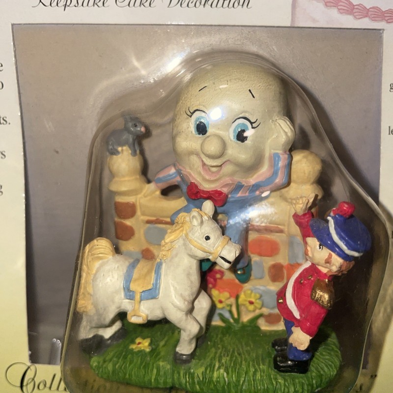 WILTON HUMPTY DUMPTY CAKE DECORATION 1998 UNOPENED 2113-403 gallery