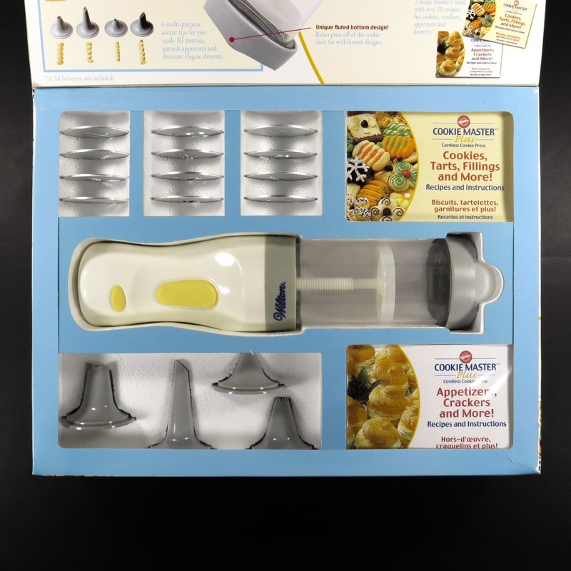 Wilton Cookie Master Plus Cordless Cookie Press SEALED - NEW! 2003 20+ Yrs Old! gallery