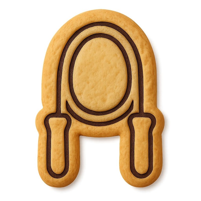 Jump Rope Cookie Cutter & Stamp, Fondant & Clay – 4×3