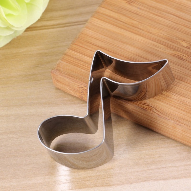 Cookie Cutter Mold Musical Note Shape Stainless Steel for Cake Fondant Chocolate gallery