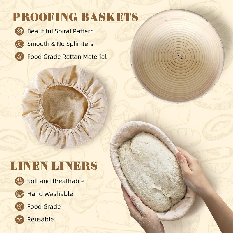 Sourdough Starter Kit, Bread Making Kit with Sourdough Starter Jar for Beginners gallery