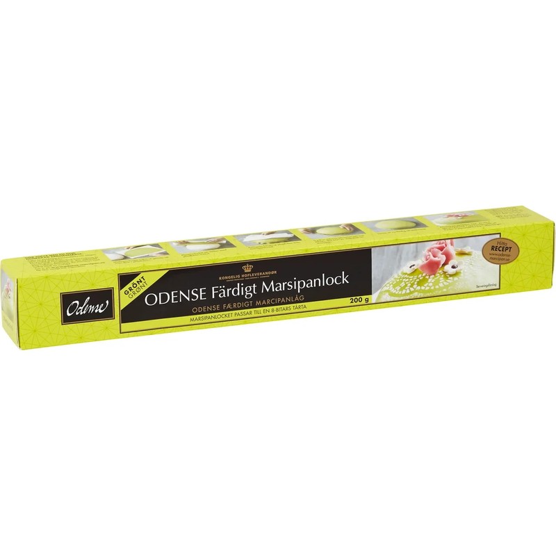 Odense Green Marzipan Cake Cover 200g 31cm Ready Rolled Almond Flavor Sweden gallery