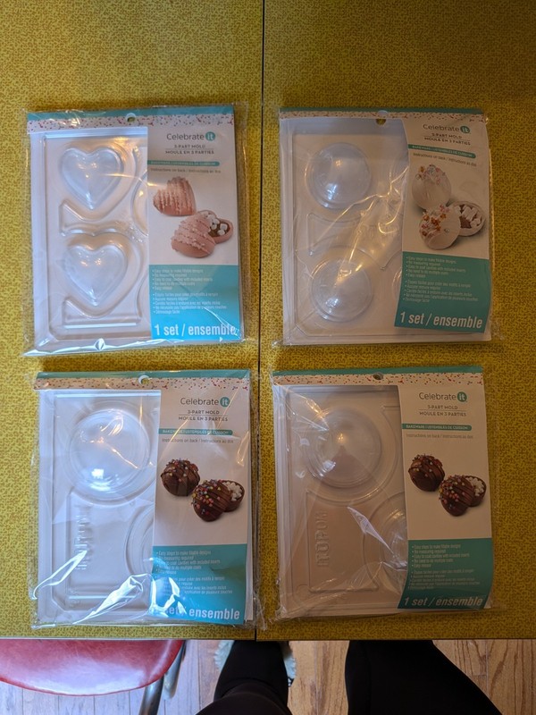 4 Cake Pop/Hot Chocolate Bomb Molds BRAND NEW NEVER BEEN OPENED NEVER USED