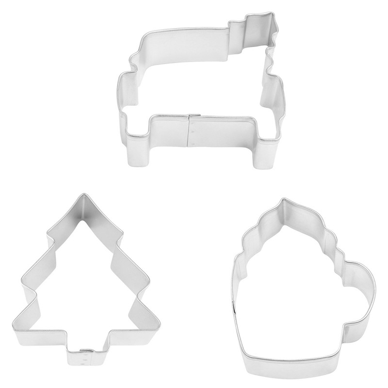 R&M International 3 Piece Tree Farm Cookie Cutter Set gallery