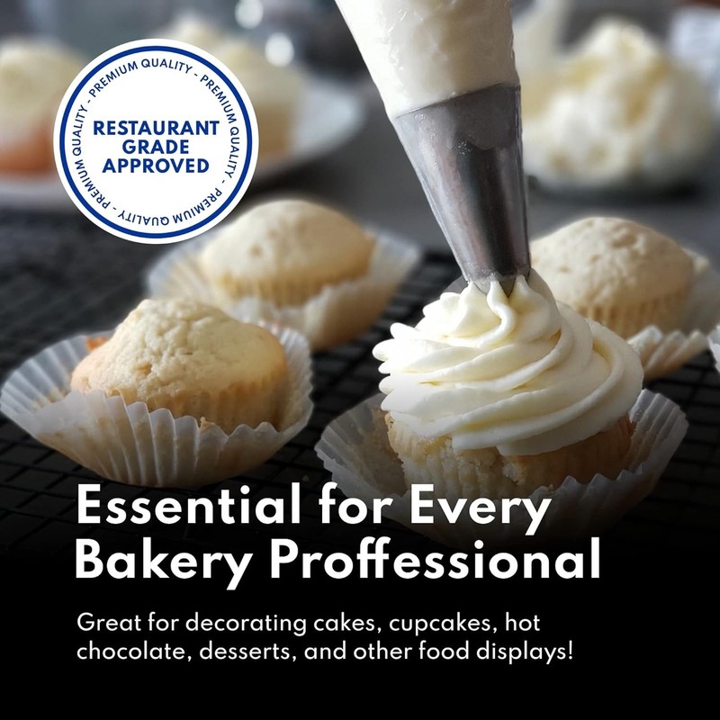 Durable 14-Inch Plastic Pastry Bags - Ideal for Professional Bakers and Cooks gallery