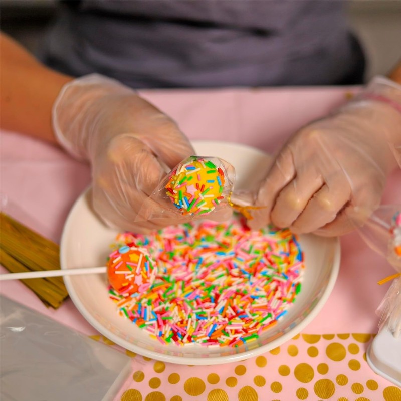 Cake Pop Stand Kit, 24 Holes Lollipop Display Holder with 100 Pcs Cake Pop St... gallery