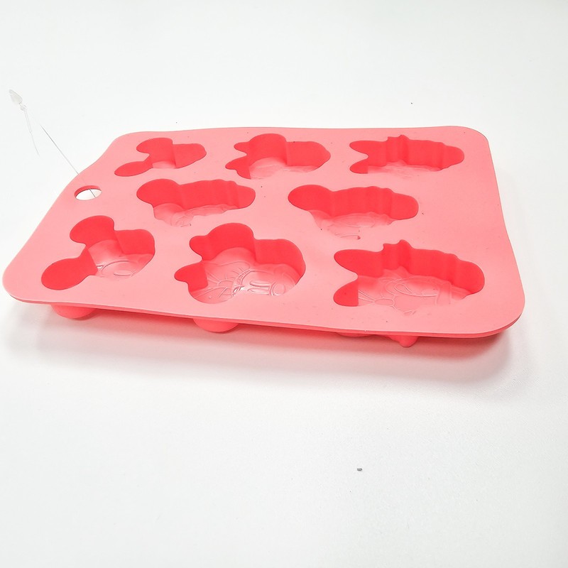 Mickey Minnie Donald Daisy Silicone Chocolate Candy Mold 8-Cavity Japan NW gallery