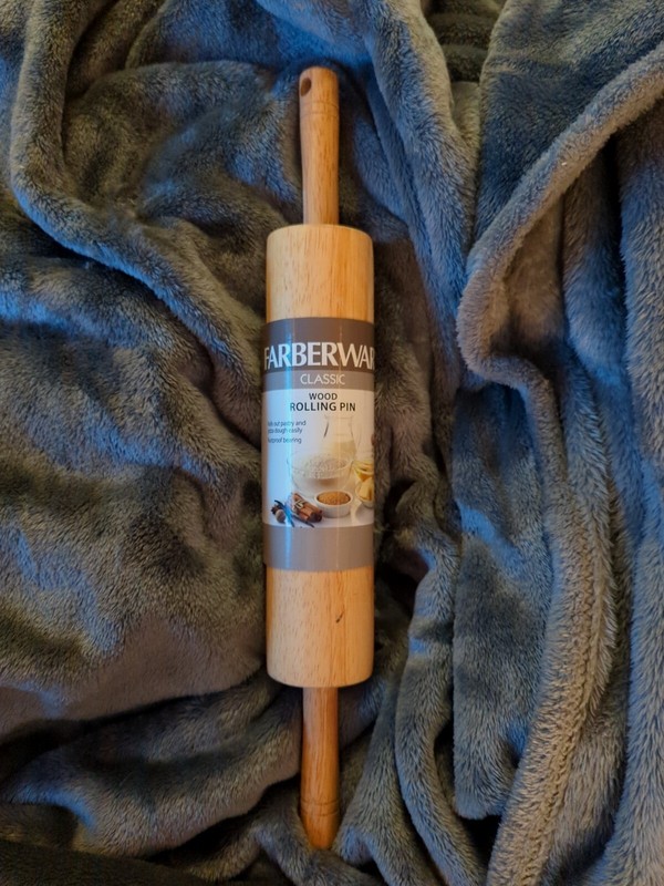 Farberware Classic Moisture Resistant Wood Rolling Pin, Classic Wood