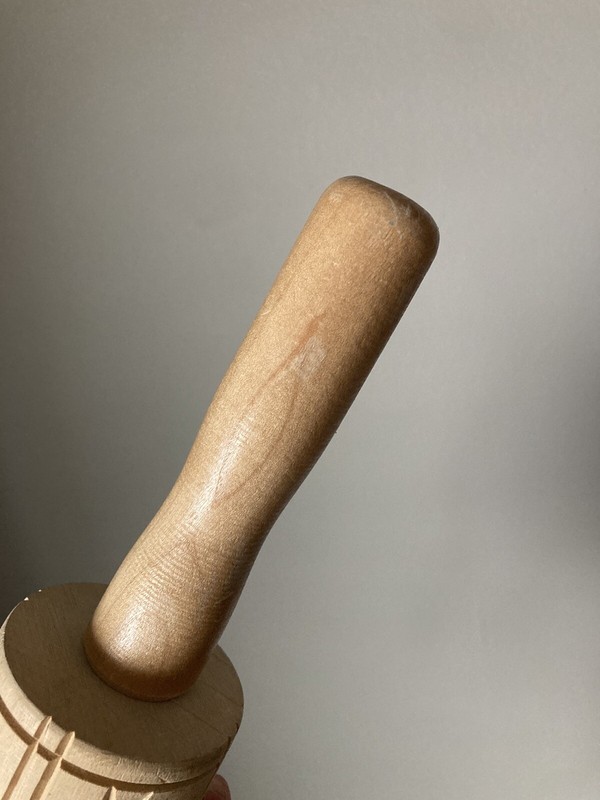 Wooden Cookie Roller Press Birds & Berries 13” Holiday Festive Nature gallery