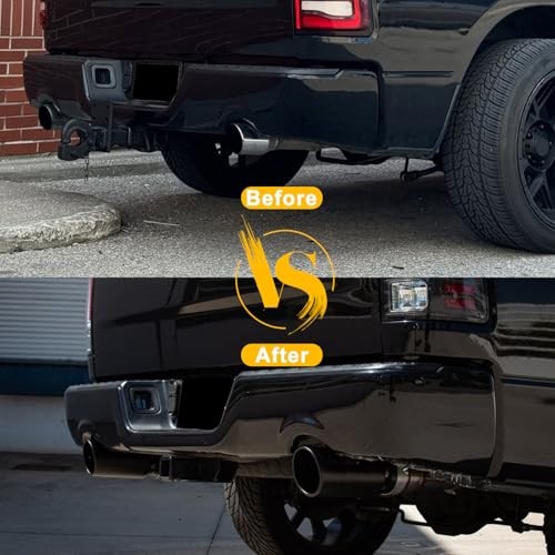 2" to 3" Exhaust Tip - 12" Long Diesel Exhaust Tips,2" 2*3*12 Brilliant Black gallery
