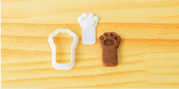 Dog Paws Mini Small 3D Cookie Cutter Embosser – Baking Polymer Clay
