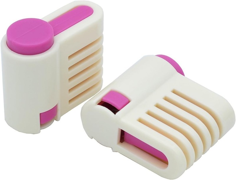 2Pcs DIY Cake Slicer Set, 5-Layer, Rose Red, Kitchen Bake Tool gallery