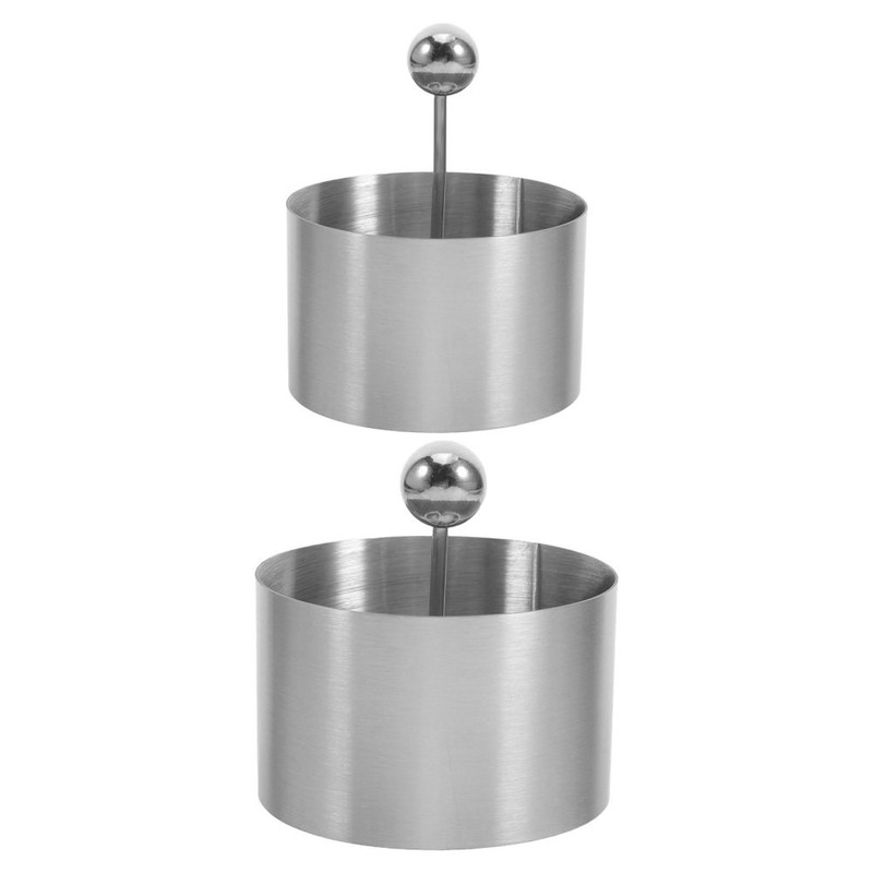 2pcs Meat Press For Cooking: 2 & 3 Inch Hamburger Patty Mold - Patty Maker And gallery