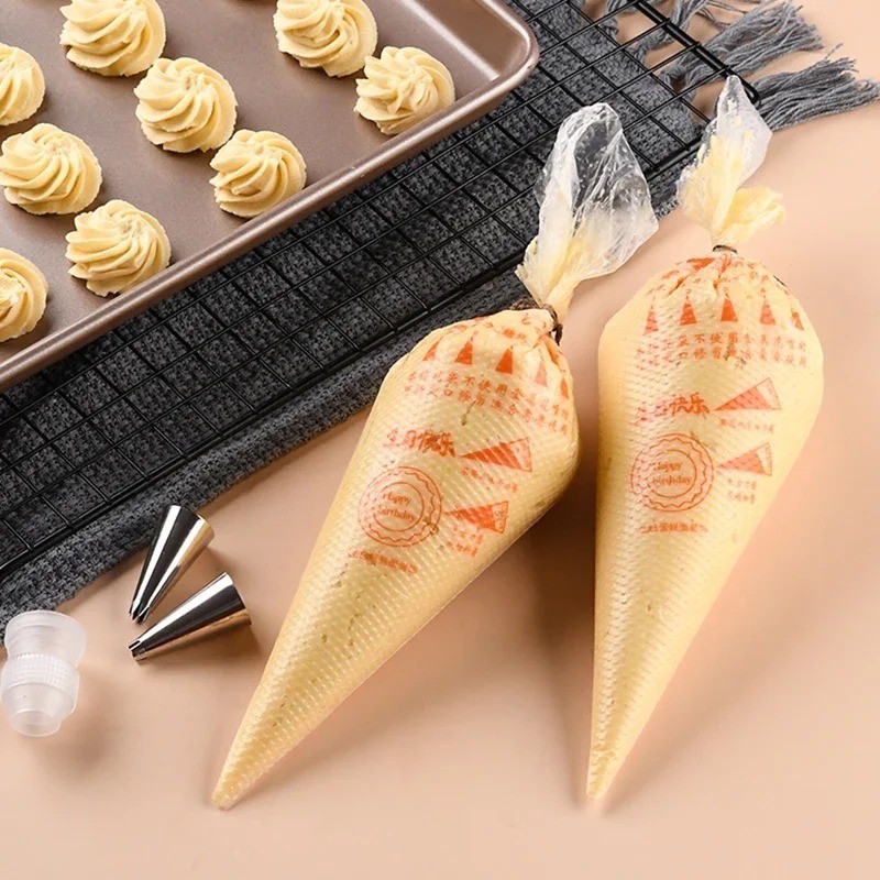 100 Disposable Pastry Piping Bags Icing Decorating Bags for Cake Cupcake Cookies gallery