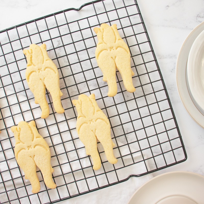 Shiba Inu Butt Cookie Cutter - cute dog treats rescue adoption animal shelter gallery