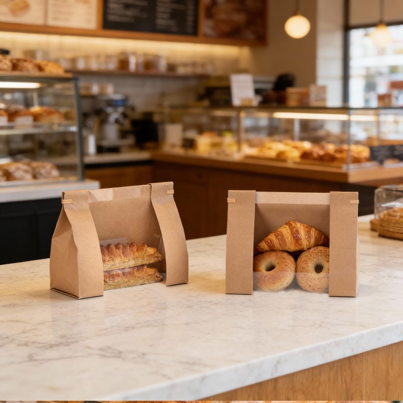Bread Bags with Window – 100 Pcs Sourdough Homemade Bread Bags, 10.24×4.33×10... gallery