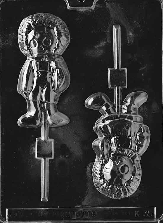 RAG DOLLS LOLLY Sucker Chocolate Candy Mold ~ BUY 2 GET 1 FREE!