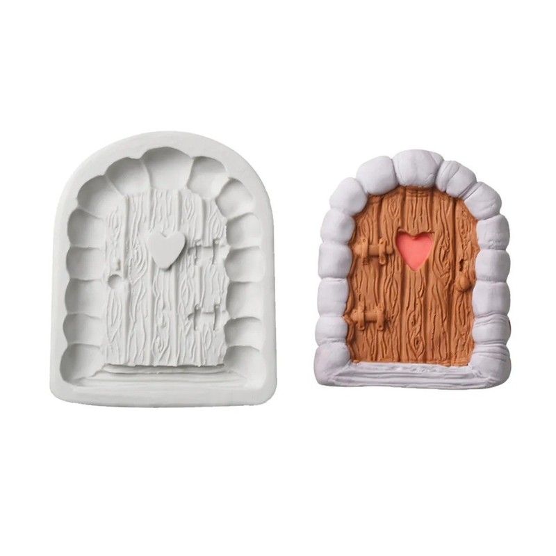 3D Door Frame Silicone Mold Fondant Cake Border Decorating Chocolate Mold gallery