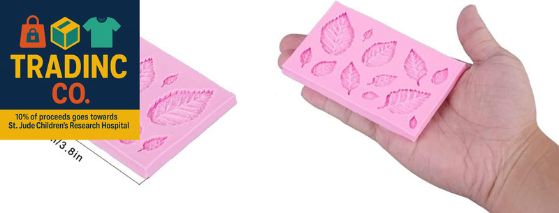 3D Small Leaf Molds Silicone for Sugar Paste, Chocolate, Fondant, Butter, Resin, gallery