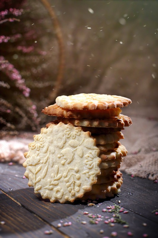 Engraved Rolling Pin Carved Wooden Rolling Folk Textured cookies by Oma Marta gallery