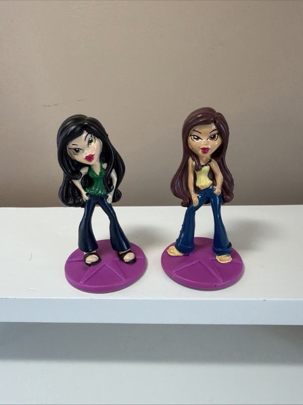 Bratz Cake Toppers Bakery Crafts 3” Lot Of 2
