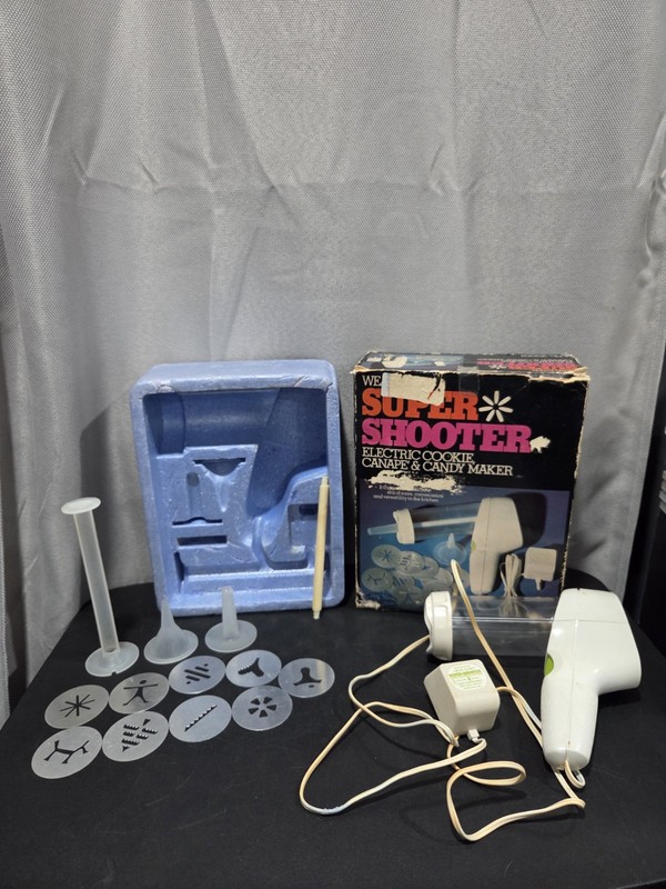 WearEver Super Shooter Electric Cookie Canape Maker 70001 Complete Tested