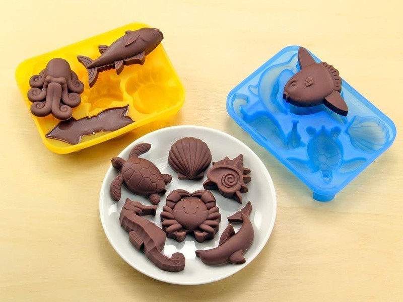 Creatures of Sea near Japan Silicon Ice Tray Chocolate Mold Microwave Safe gallery