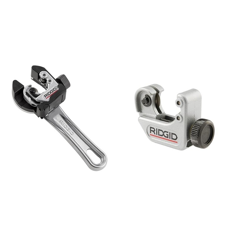 RIDGID 2-in-1 Close Quarters Tubing Cutter Bundle 3/16"-1-1/8" Copper Brass AL
