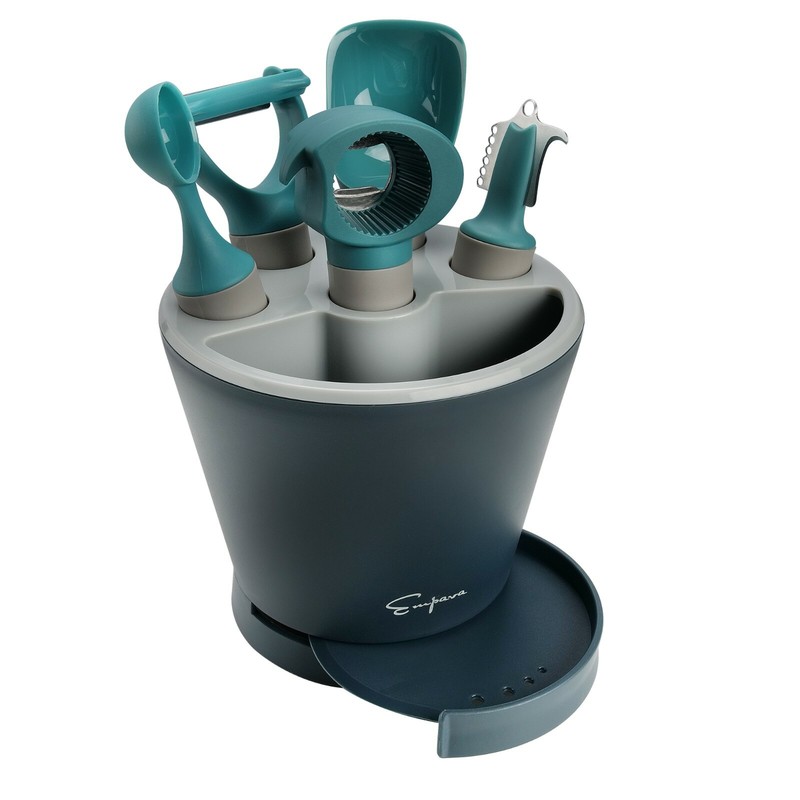 Crock Sets with 5 Pieces Kitchen Gadgets with Herb Cutter, Melon Baller, Ice Cre gallery