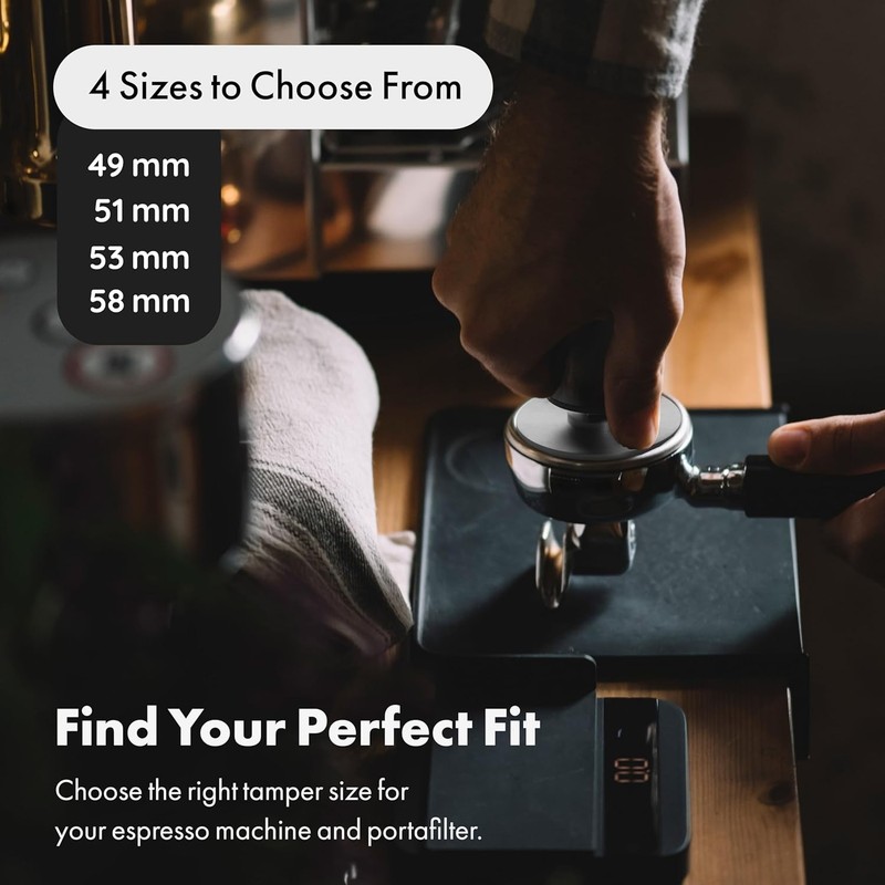 LuxHaus Espresso Tamper - 51mm Calibrated Coffee 51mm, Stainless Steel gallery