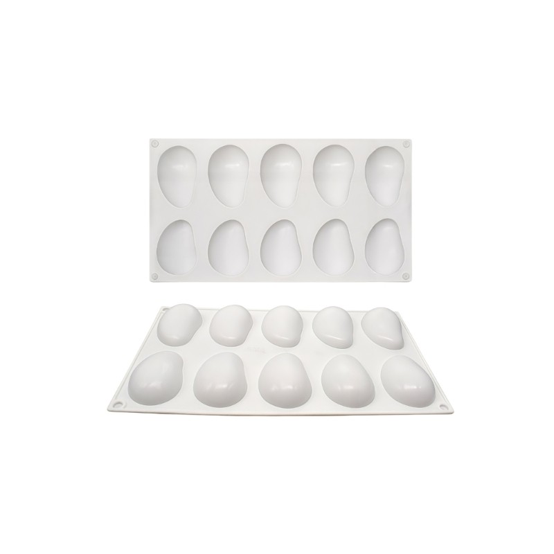 Silicone 3D Mangos Shape Molds Multi Cavity Baking Freezers Tray for Mousse Cake