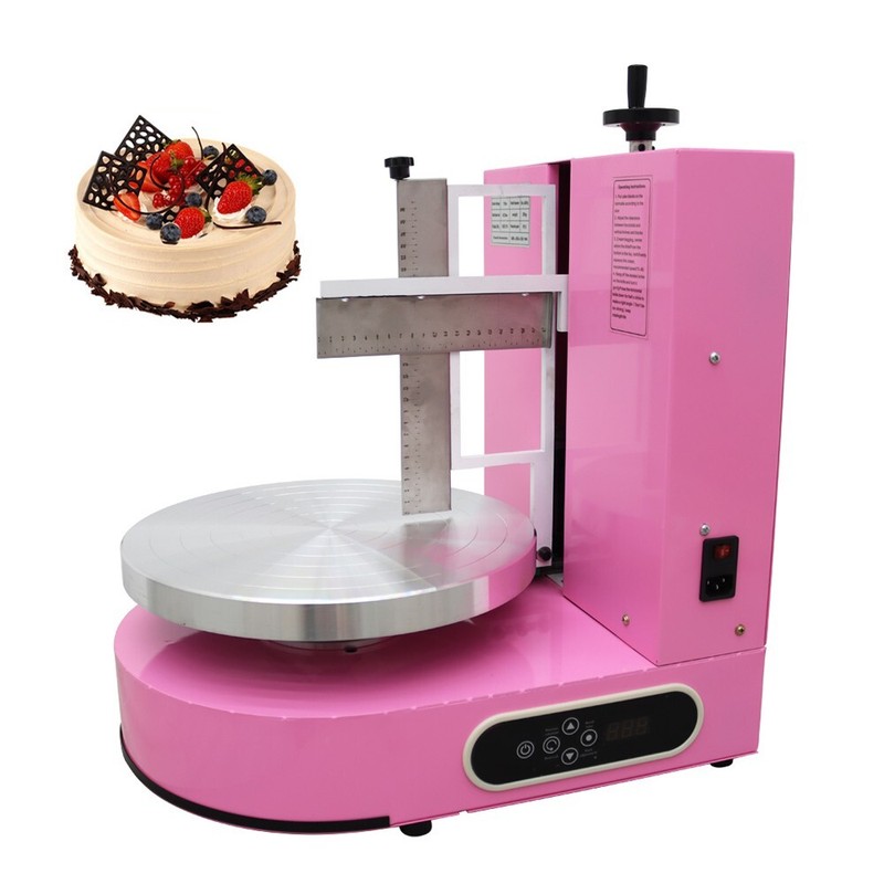 110V 6-14″ Electric Cake Automatic Cream Spreading Coating Smearing Machine 200W