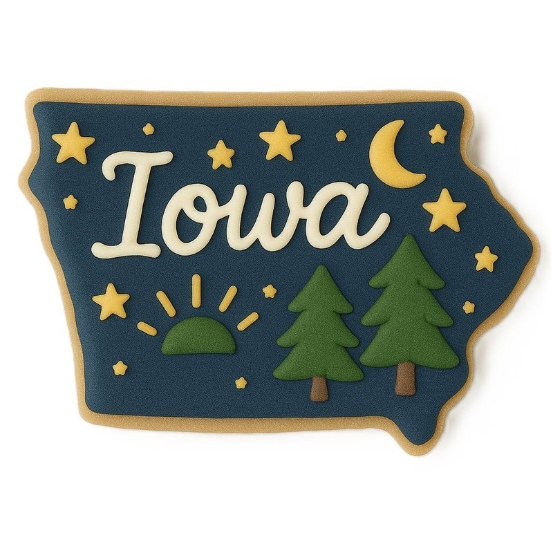 Iowa State 3'' Cookie Cutter Metal College Football Birthday Party Graduation gallery