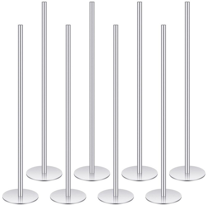 Cake Heating Rod 8 PCS 5.71 Inch Silver Baking Nails Stainless Steel Core
