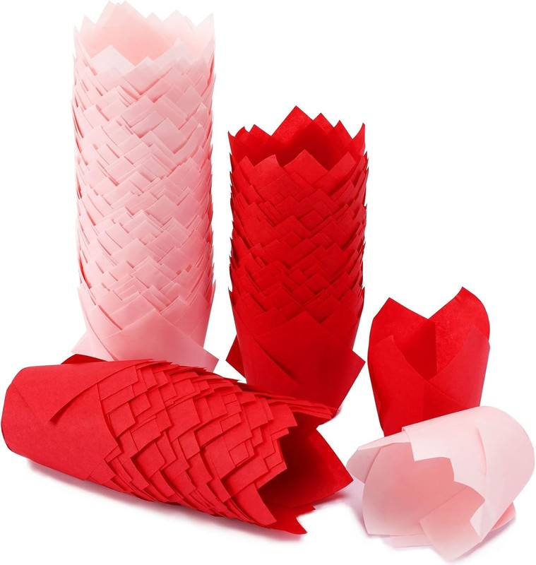 Tulip Cupcake Liners 240pcs Baking Cups Cupcake Liners Muffin Tins Treat Cups
